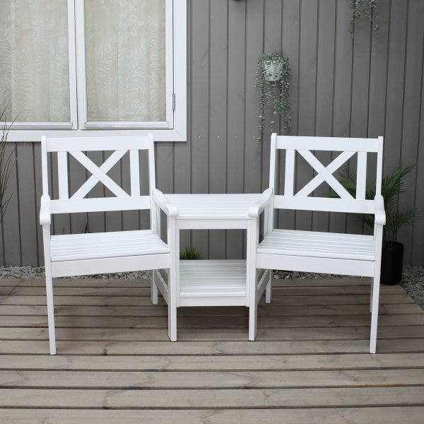 Europa Gartenmöbel - Loveseat - Weiß