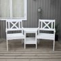 Europa Gartenmöbel - Loveseat - Weiß
