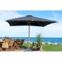 Orlando Sonnenschirm 300x300 cm - Schwarz / Holz