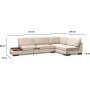 Tulip Ecksofa - Beige