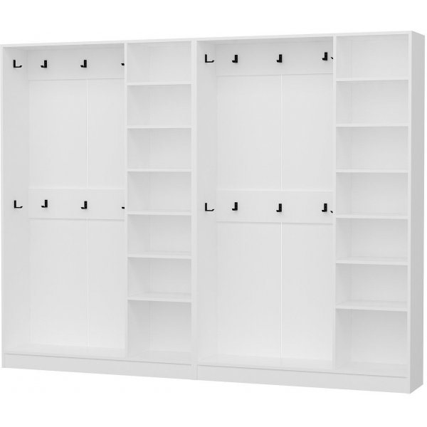 Armadio Flurmöbel B 270 x 35 x 210 cm - Weiß