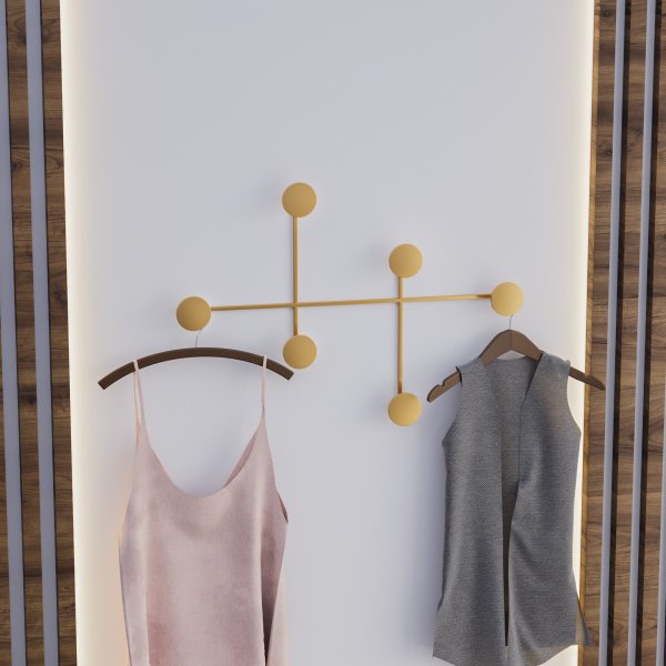 Kleiderbügel für Damen - Gold