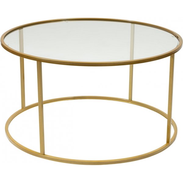 Spree Couchtisch Ø80 cm - Gold