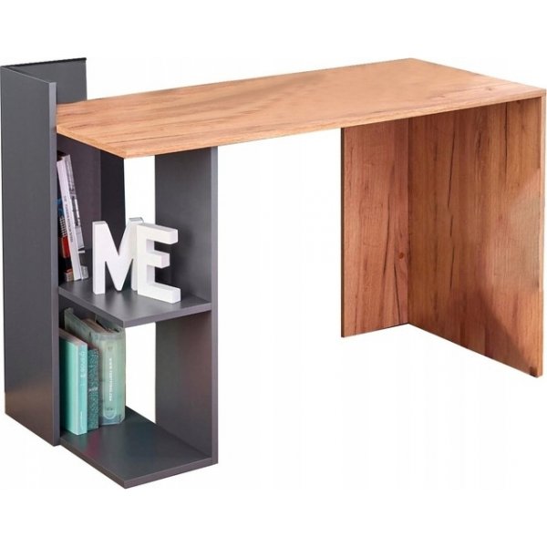 Oluf Schreibtisch 122x57 cm - Eiche/anthrazit