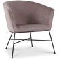 Sessel Isabelle - Rosa (Samt) + Fleckentferner für Möbel