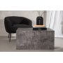York Low Couchtisch 80 x 60 cm - Dunkelgrau