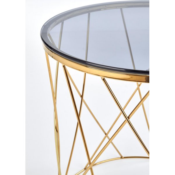 Corpus Couchtisch Ø55 cm - Gold