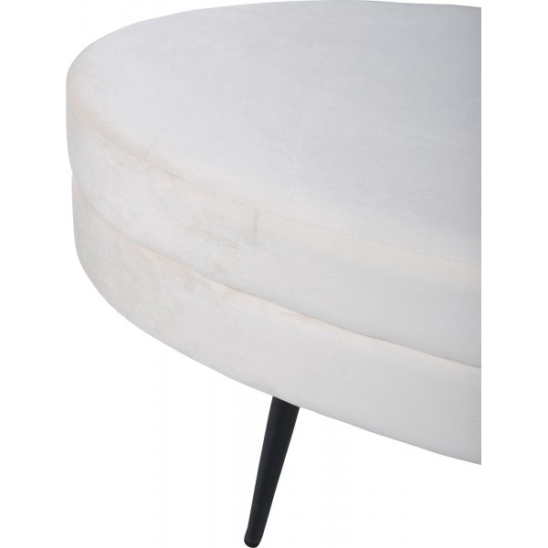 Rino Pouf - Beige Samt