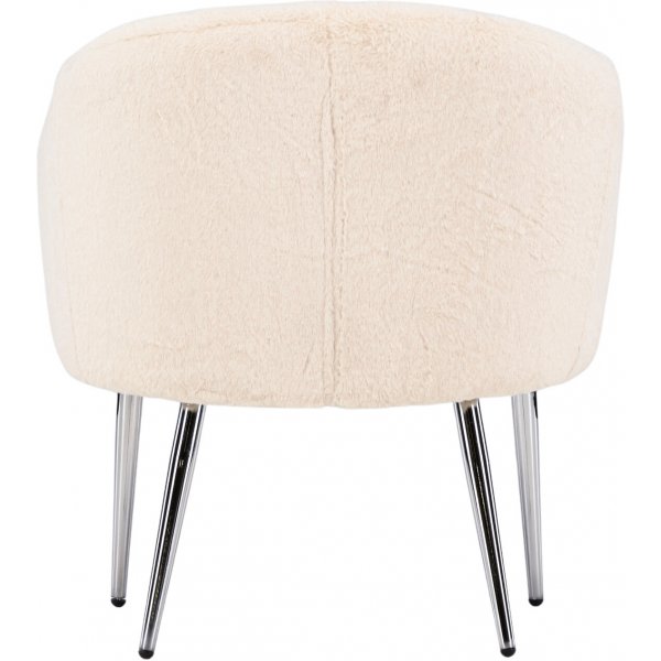 Wanda-Sessel - Beigefarbener Teddy