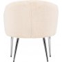 Wanda-Sessel - Beigefarbener Teddy