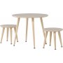 Kids Kindertischset Ø60/32,5 cm - Whitewash