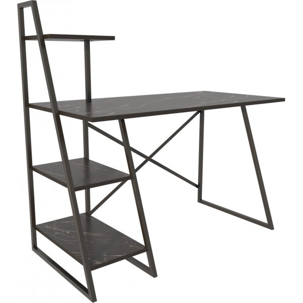 Admira Schreibtisch 120 x 60 cm - Schwarz