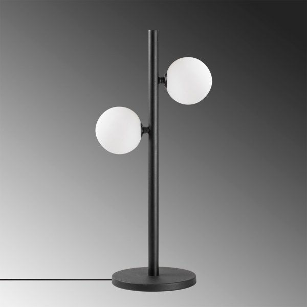 Domino-Tischlampe - Schwarz