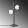 Domino-Tischlampe - Schwarz