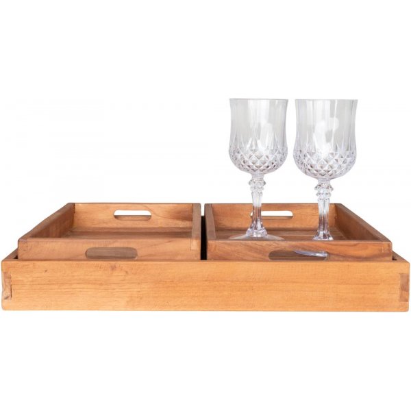 Faro Serviertablett - Teak