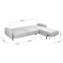 Kronos 2 Schlafsofa Dunkelblau