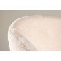Wanda-Sessel - Beigefarbener Teddy