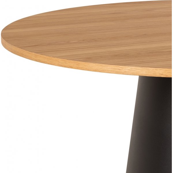 Soli Esstisch Ø120 cm - Eiche/Schwarz