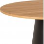 Soli Esstisch Ø120 cm - Eiche/Schwarz