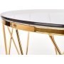 Corpus Couchtisch Ø55 cm - Gold