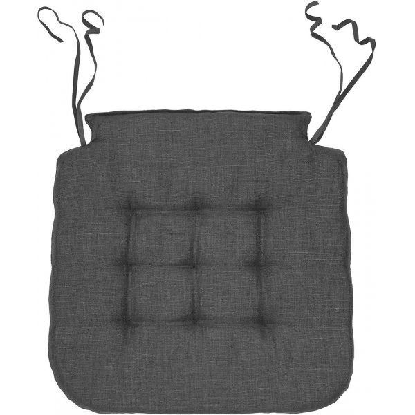 Männliches Stuhlkissen 42 x 41 x 3 cm - Grau
