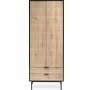 Laguna Kleiderschrank - Artisan Eiche/Schwarz