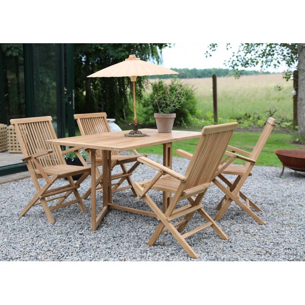 Saltö Stuhl mit Armlehnen - Teak