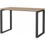 Schilderschreibtisch 120 cm - Mattgrau/Hickory