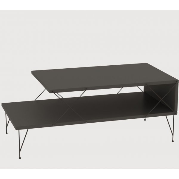 Lone Couchtisch 100 x 50 cm - Anthrazit