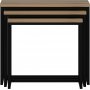Evia Tisch 45/50/55 x 36/38/40 cm - Walnuss