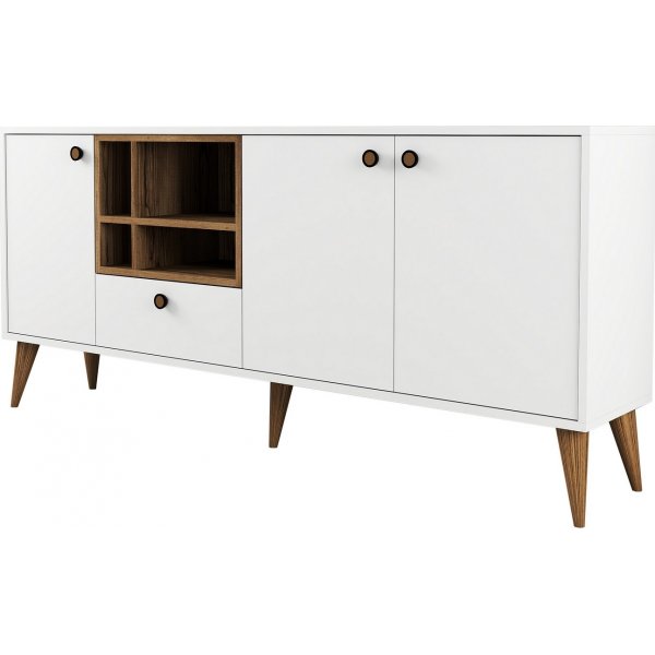 Nappa-Sideboard - Weiß