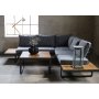 Outdoor-Ecksofa mit Tisch + Textilreinigung für Möbel
