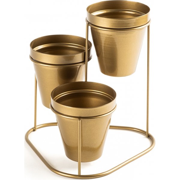Plato 14 Töpfe - Gold