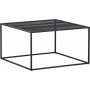 Netz Couchtisch 80 x 80 cm - Schwarz