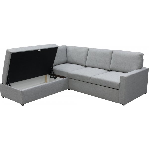Traumgraues Schlafsofa mit Stauraum und Ecksofa