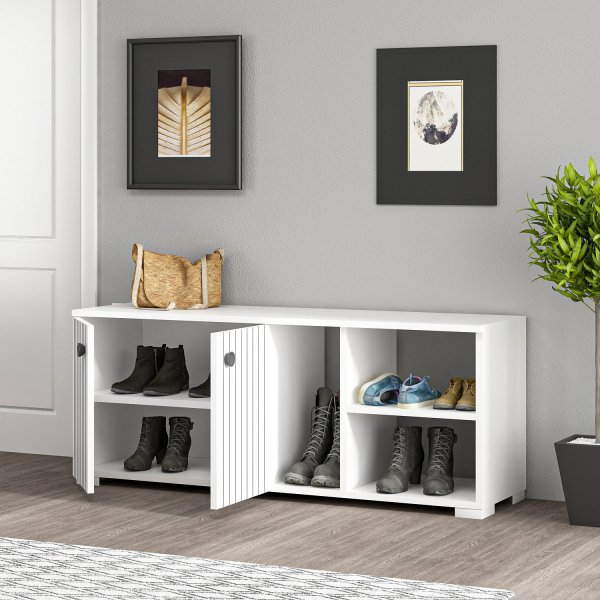 Sarandon Schuhschrank - Weiß