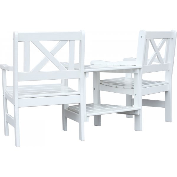 Europa Gartenmöbel - Loveseat - Weiß
