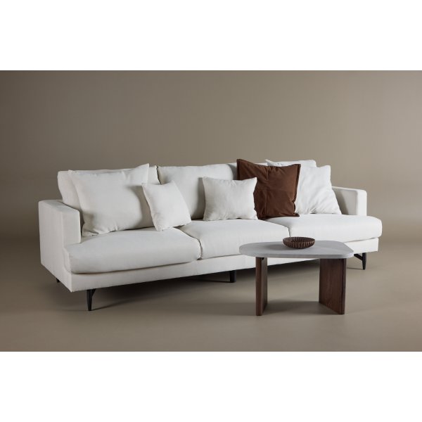 Sofia 3-Sitzer-Sofa - Beigefarbenes Leinen