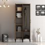 Kumsal Kleiderschrank 3 Walnuss