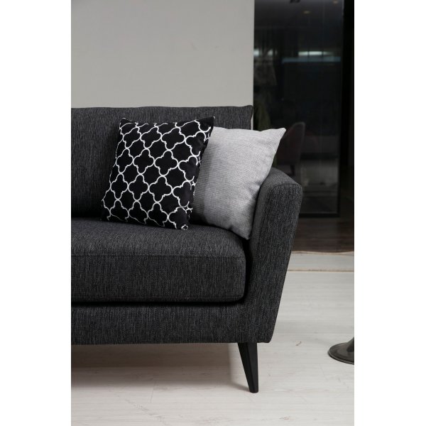 Mayorka 3-Sitzer-Sofa - Dunkelgrau