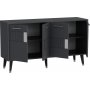 Moda Sideboard - Anthrazit/Silber