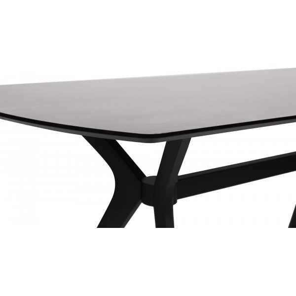 Ares Esstisch 180 x 80 cm - Schwarz