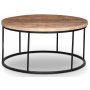 Runder Couchtisch Karl Ø90 cm - Vintage