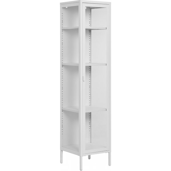 Brisbane Vitrine 40x35x180 cm - Weiß