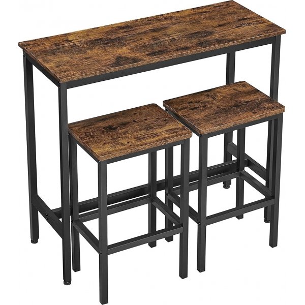 Gunnar Bartisch-Set 100 x 40 cm - Braun/Schwarz