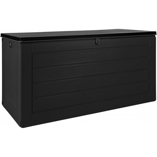 Kissenbox Dubrovnik 146,5 x 61 cm 490 Liter - Schwarzer Kunststoff