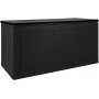 Kissenbox Dubrovnik 146,5 x 61 cm 490 Liter - Schwarzer Kunststoff