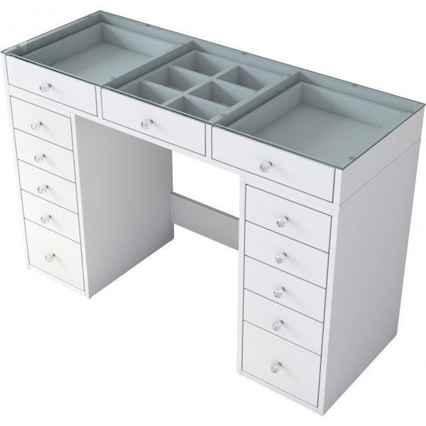 Bijou Schminktisch 5 - 120 x 44,5 cm - Weiß