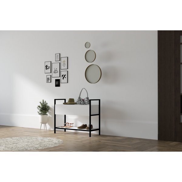 Narden Flurtisch 90 x 34 cm - Weiß