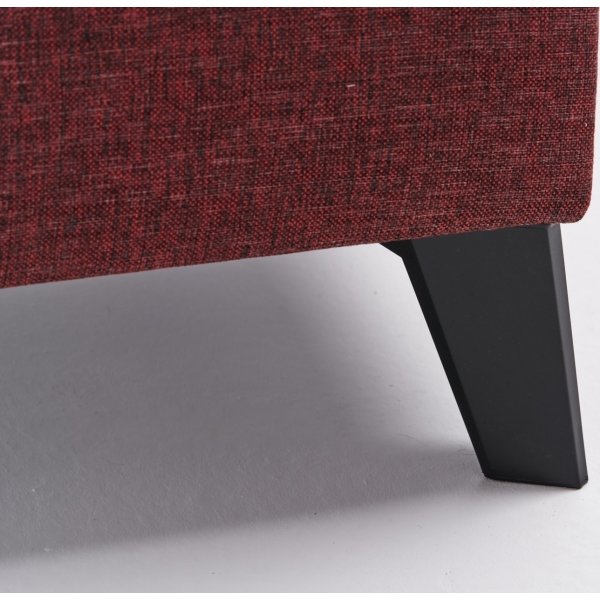 Efsun U-Bettsofa - Burgund